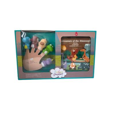 Dinosaur Finger Puppets+Bath Story Book