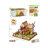 233pcs Assembling Farm Building Set