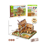 336pcs Assembling Farm Building Set
