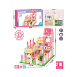 210pcs Assembling House Set