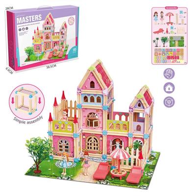 183pcs Assembling House Set