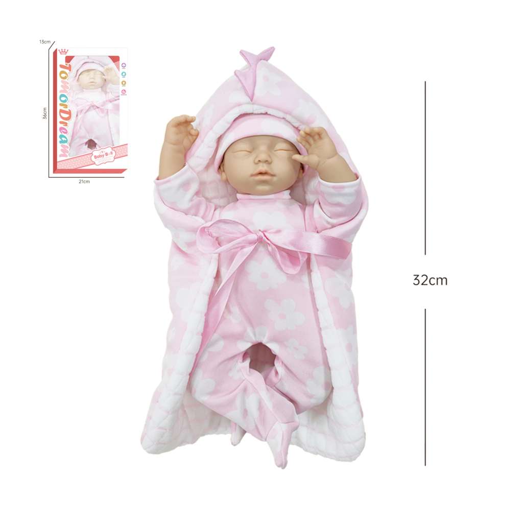 12“ Sleeping Baby Doll with &nbsp;Sound