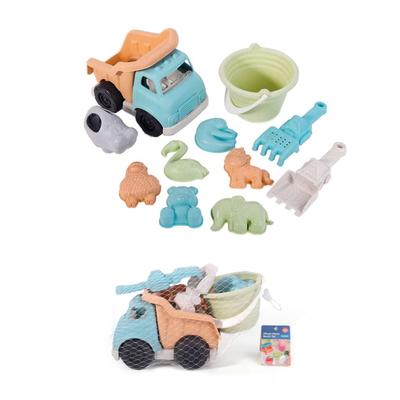 11pcs Wheat Straw Beach Toys Set