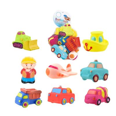 8pcs Bath Toy Set - Transport