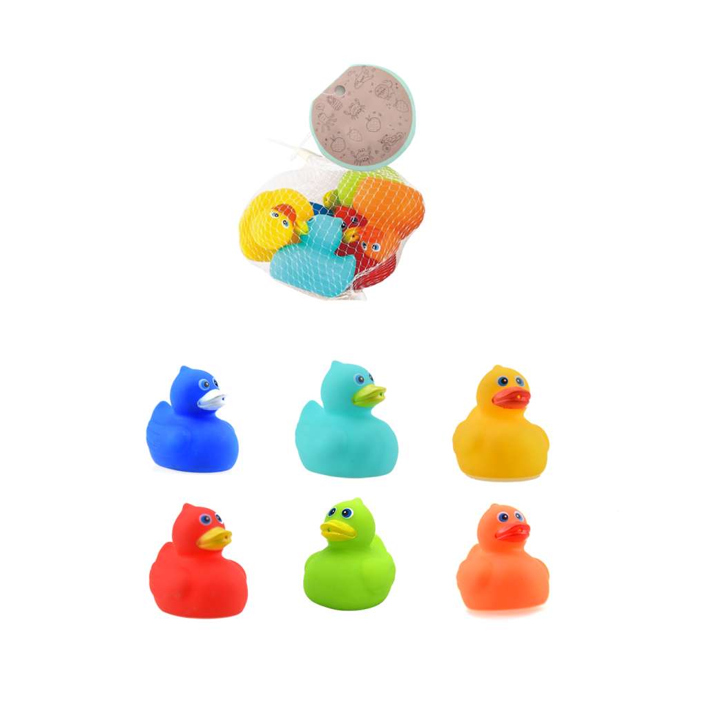 6pcs Water Spraying Toy Set - Duck