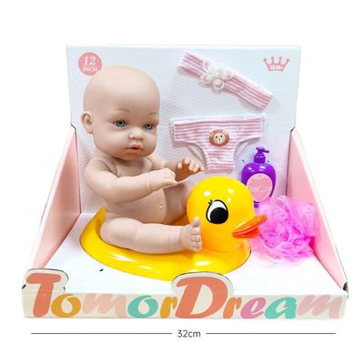 12" Vinyl Baby Dolll with Duck