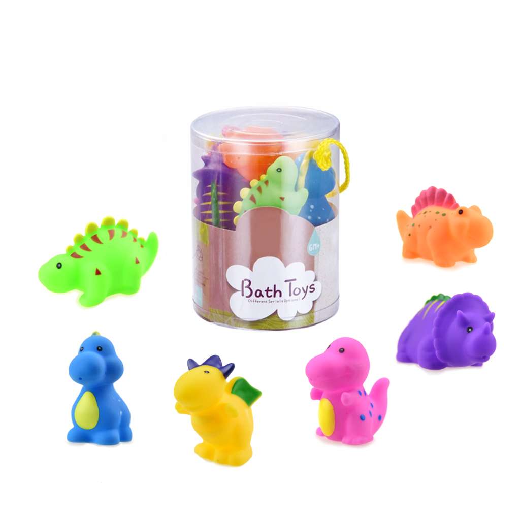 6pcs Water Spraying Toy Set - Dinosaur