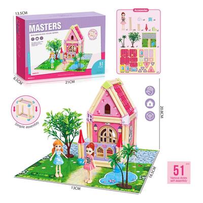 51pcs Assembling House Set