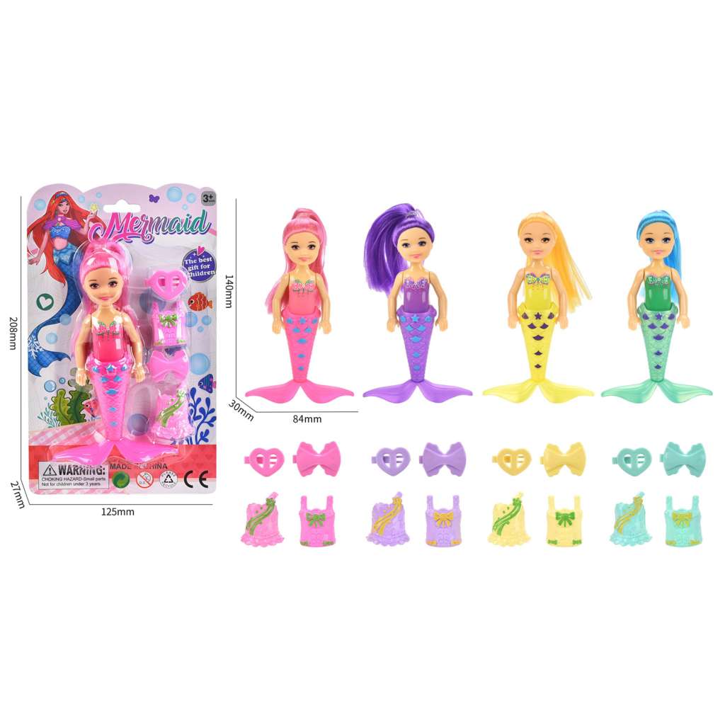 5" Mermaid Dress-up Set