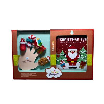 Christmas Finger Puppets+Bath Story Book