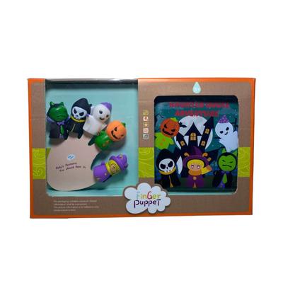 Halloween Finger Puppets+Bath Story Book