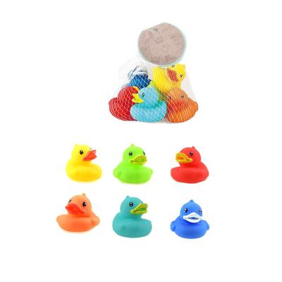 6pcs Vinyl Bath Duck