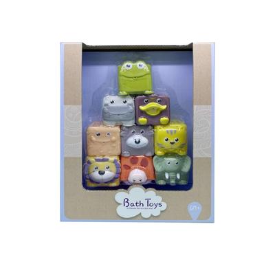 9pcs Vinyl Bath Toys