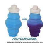 500ml Silicone Collapsible Water Bottle (Photochromism)