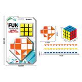 24 wedges Magic Snake & 5.3cm 3x3 Rubik's Cube
