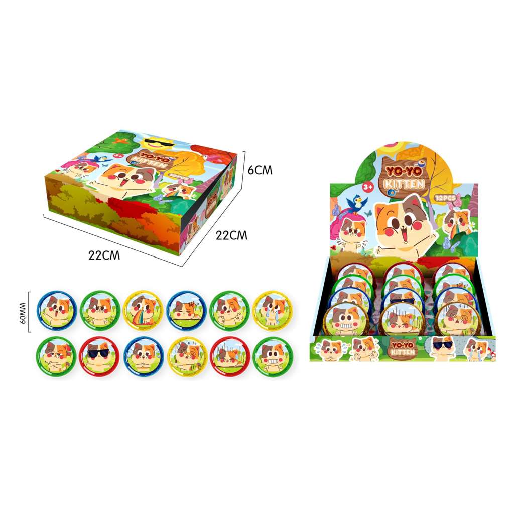 6cm YOYO with Light - Cats 