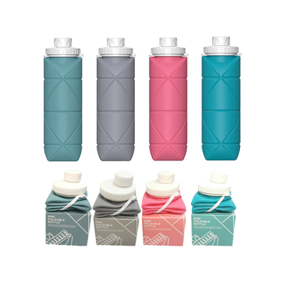 600ml Silicone Collapsible Water Bottle