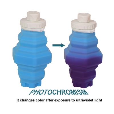 500ml Silicone Collapsible Water Bottle (Photochromism)
