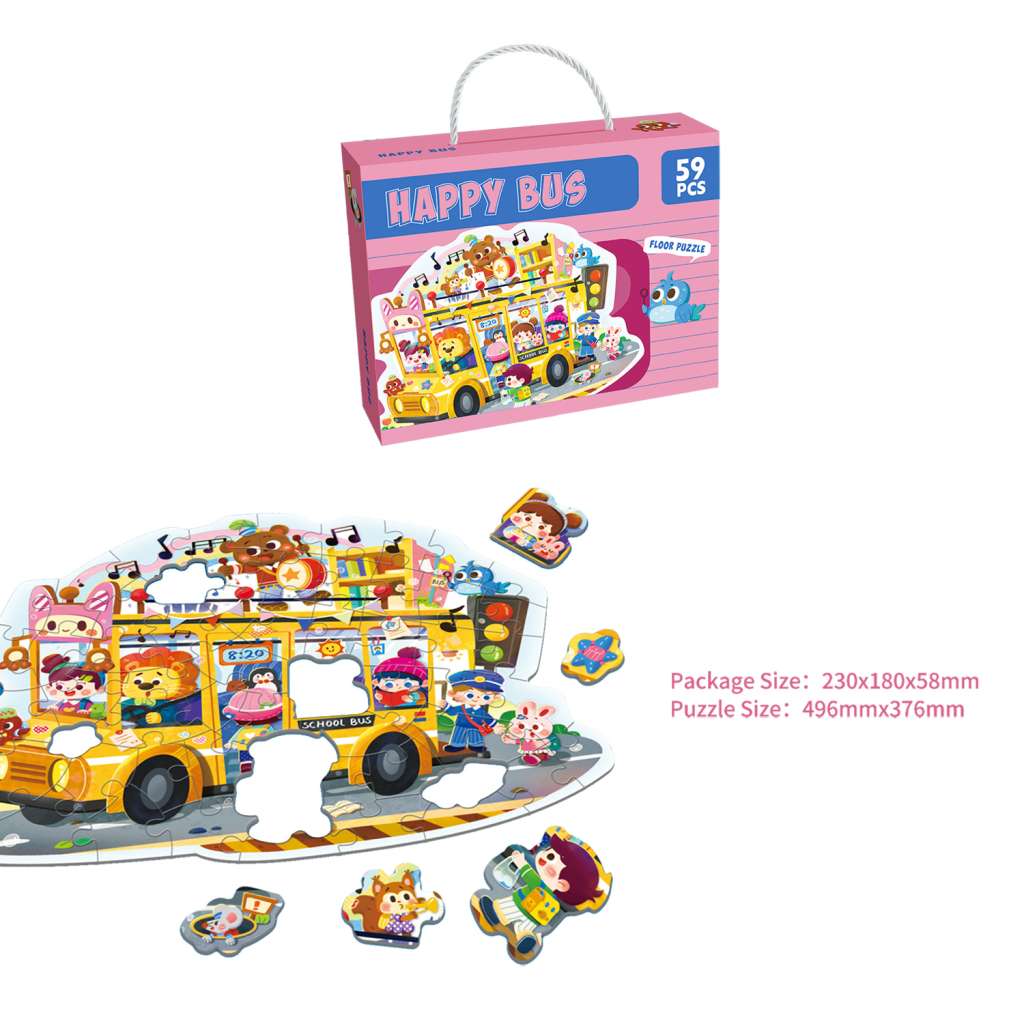 59pcs Bus Puzzle
