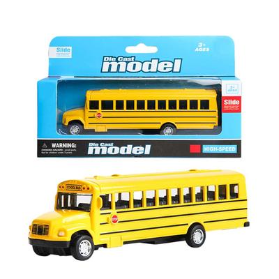 Die-Cast Pull Back School Bus