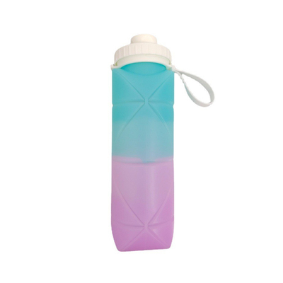 600ml Silicone Collapsible Water Bottle