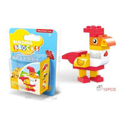 16pcs Building Blocks-Cock