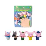 Pig & Wolf Finger Puppets