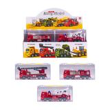 Die-cast Pull Back Fire Truck