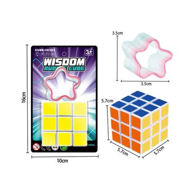 5.7cm 3x3 Rubik's Cube & Rainbow Spring