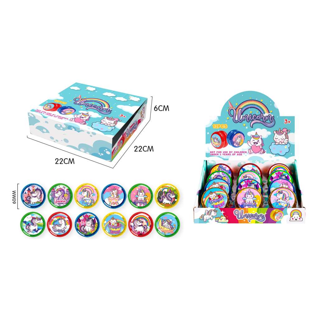 6cm YOYO with Light - Unicorn