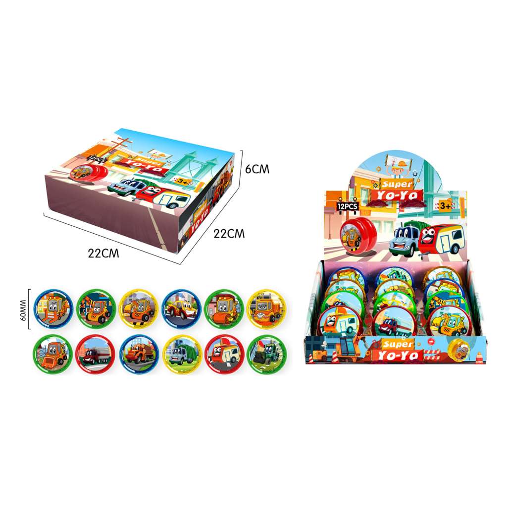 6cm YOYO with Light - Engineering Vehicle