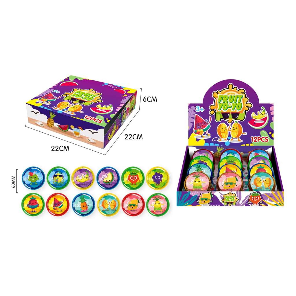 6cm YOYO with Light - Frutis