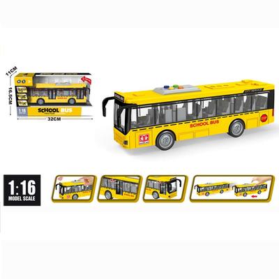 1:16 Friction School Bus with light&sound、door opening