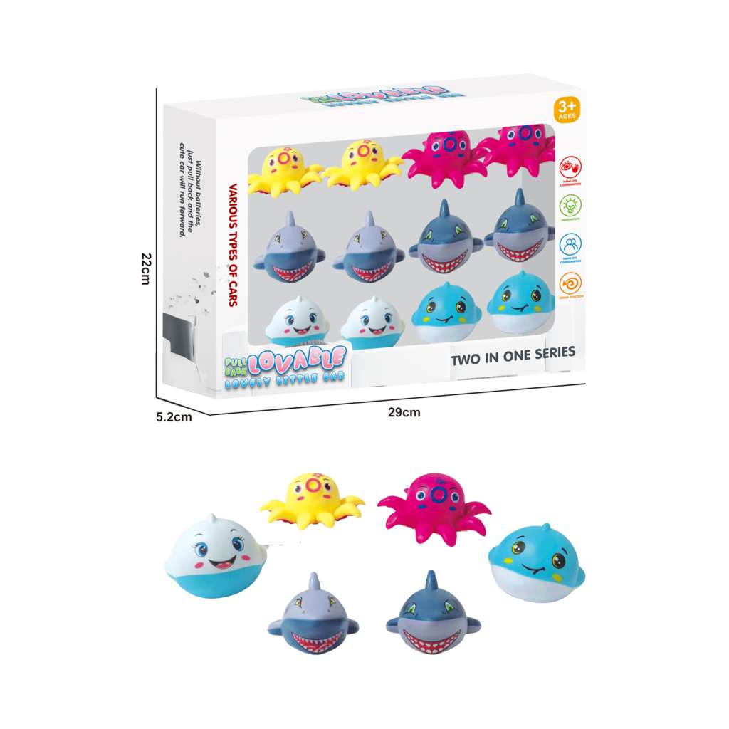 Pull Back Ocean Animal Car