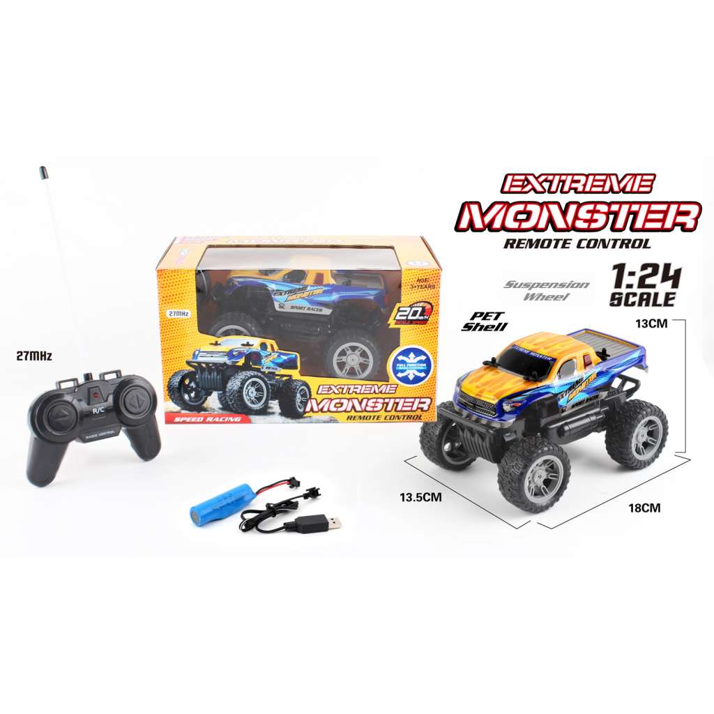 1:24 27MHZ PET RC Off-road Truck 