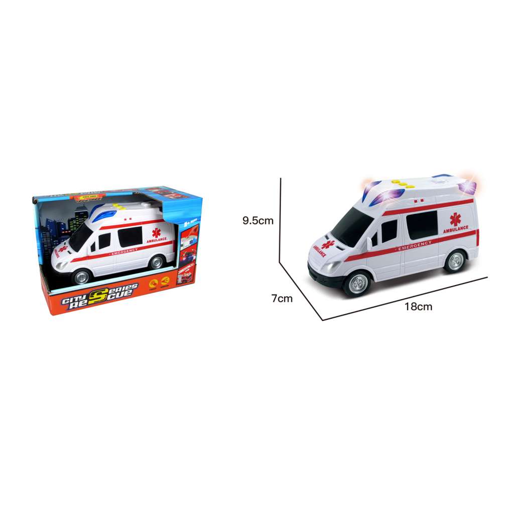 BO Sliding Ambulance Car with Light&Sound 