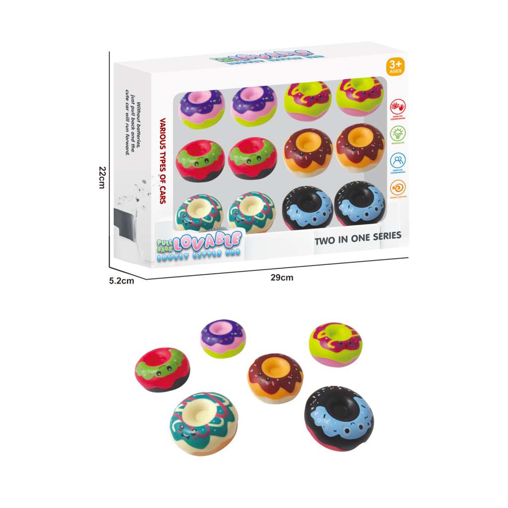 Pull Back Donut Car