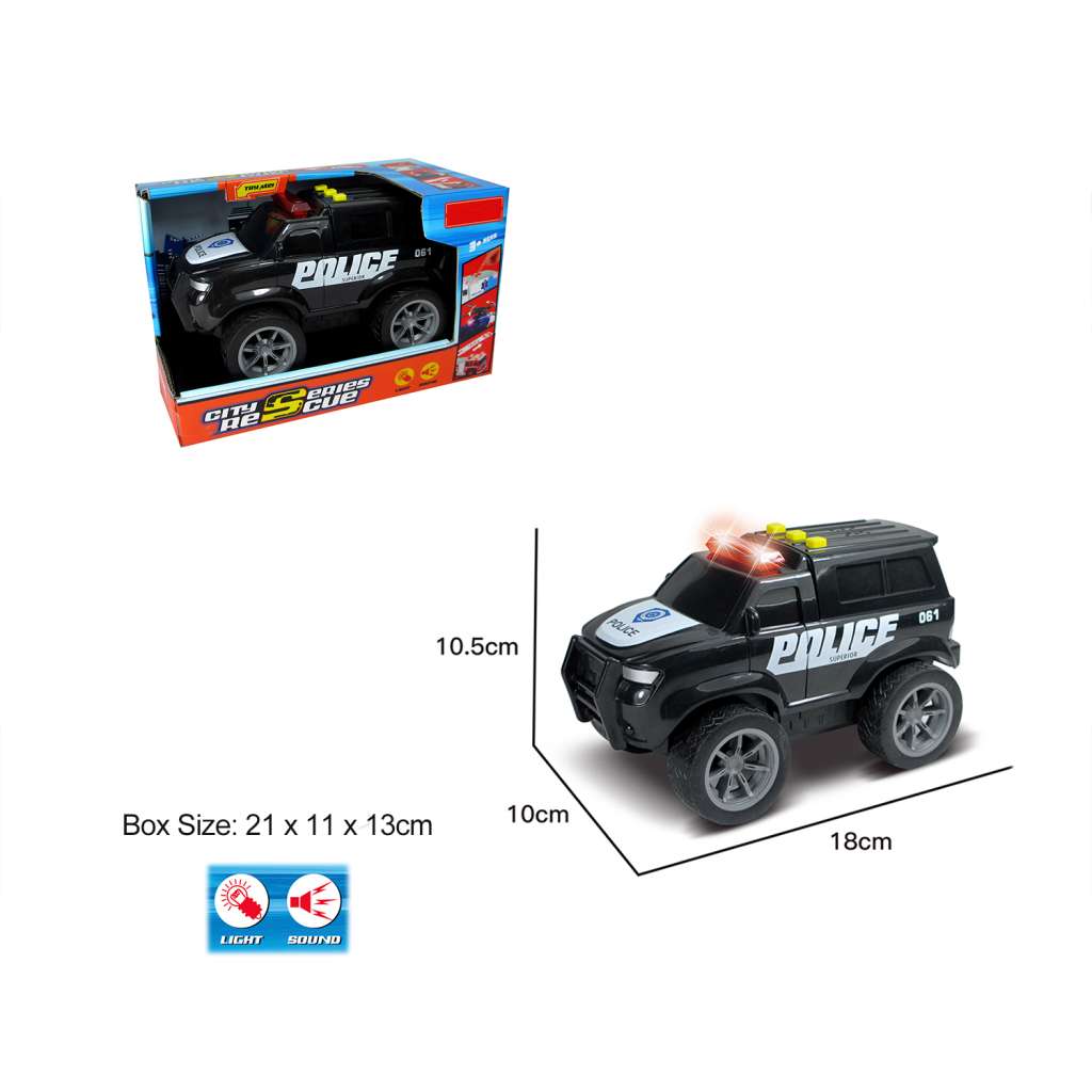 BO Sliding Police Truck with Light&Sound 