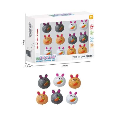 Pull Back Rabbit Car