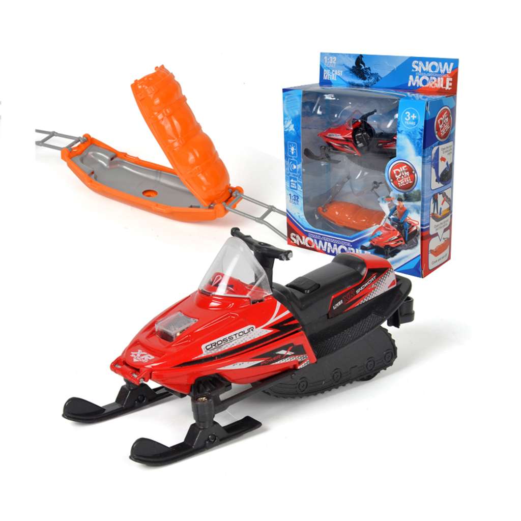 Die-cast Snowmobile